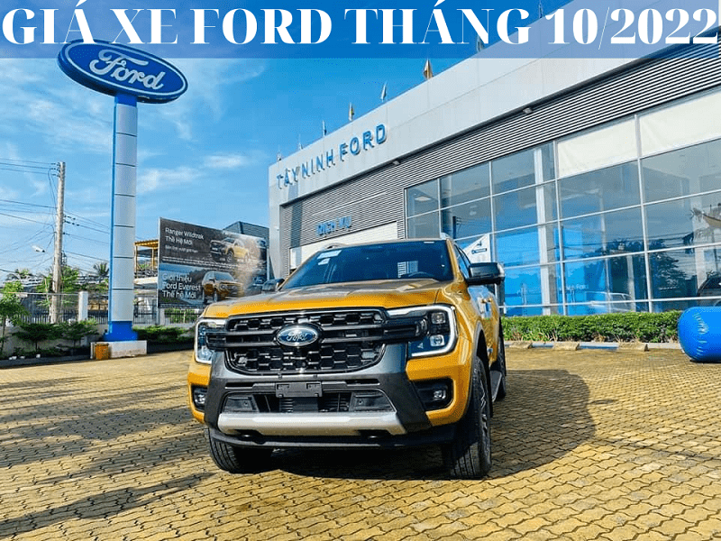 GIÁ XE Ô TÔ FORD THÁNG 10/2022 - KHUYẾN MÃI